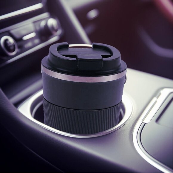 Double Wall Stainless Steel Coffee Mug with Silicone Cover - Picture 8 of 9